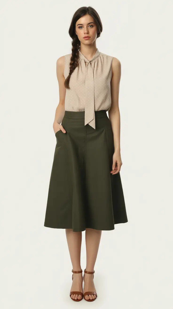 Casual office outfits for work 2026 Retro Feminine