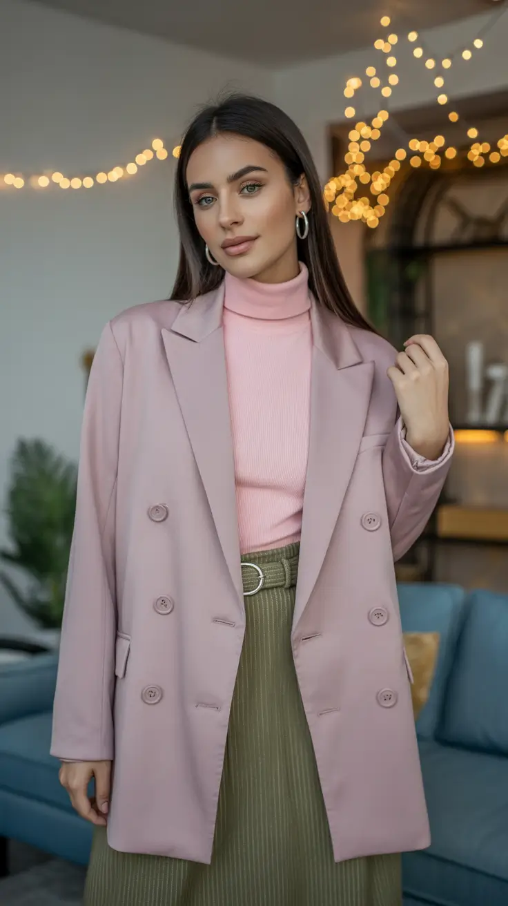 Casual office outfits for work 2026 Muted Romance