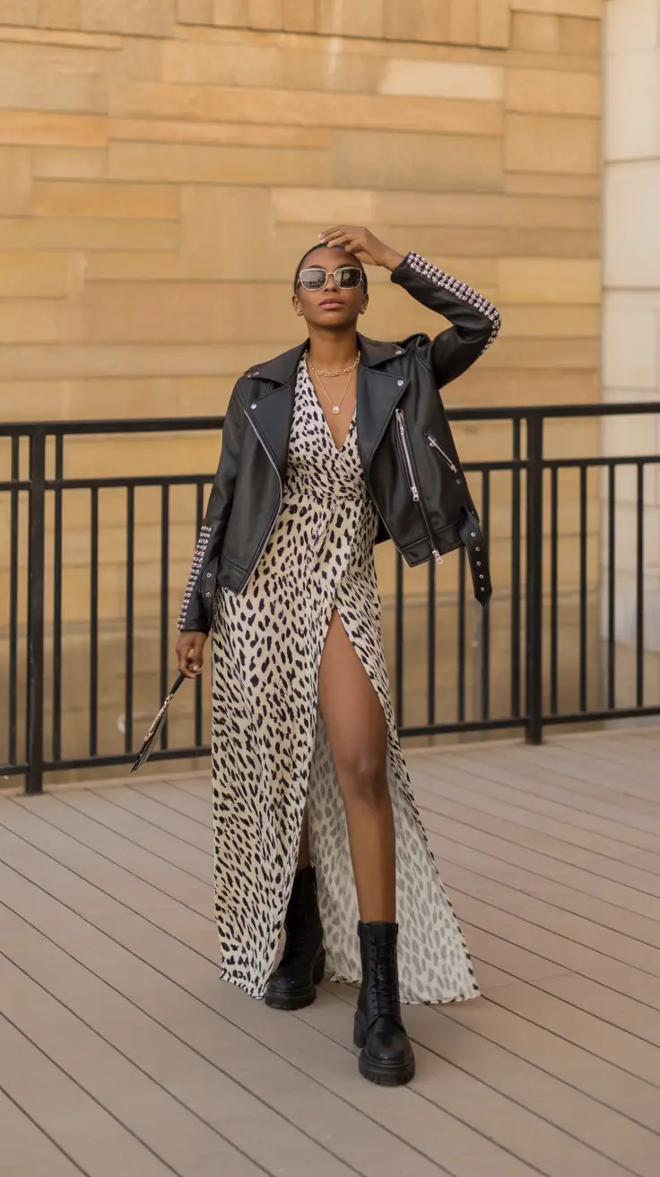 outfits for black women party Bold Print Confidence
