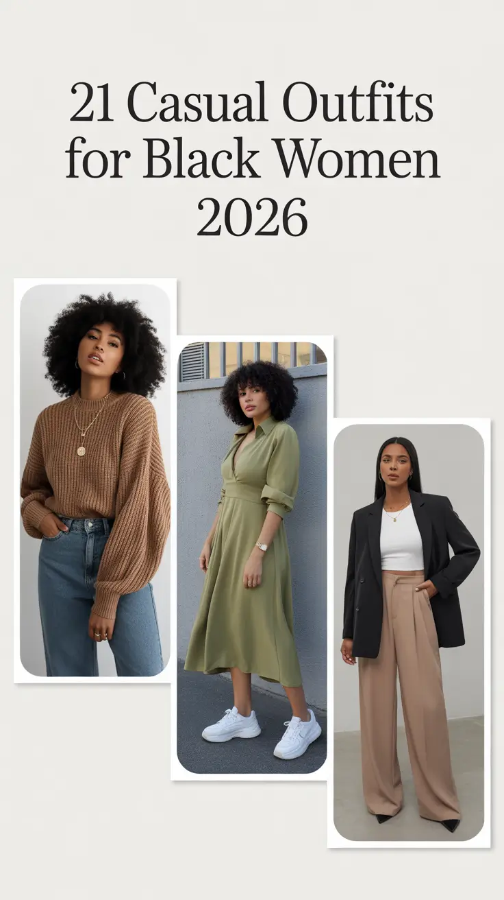 Casual Outfits for Black Women 2026: Classy, Confident & Effortlessly Stylish Looks