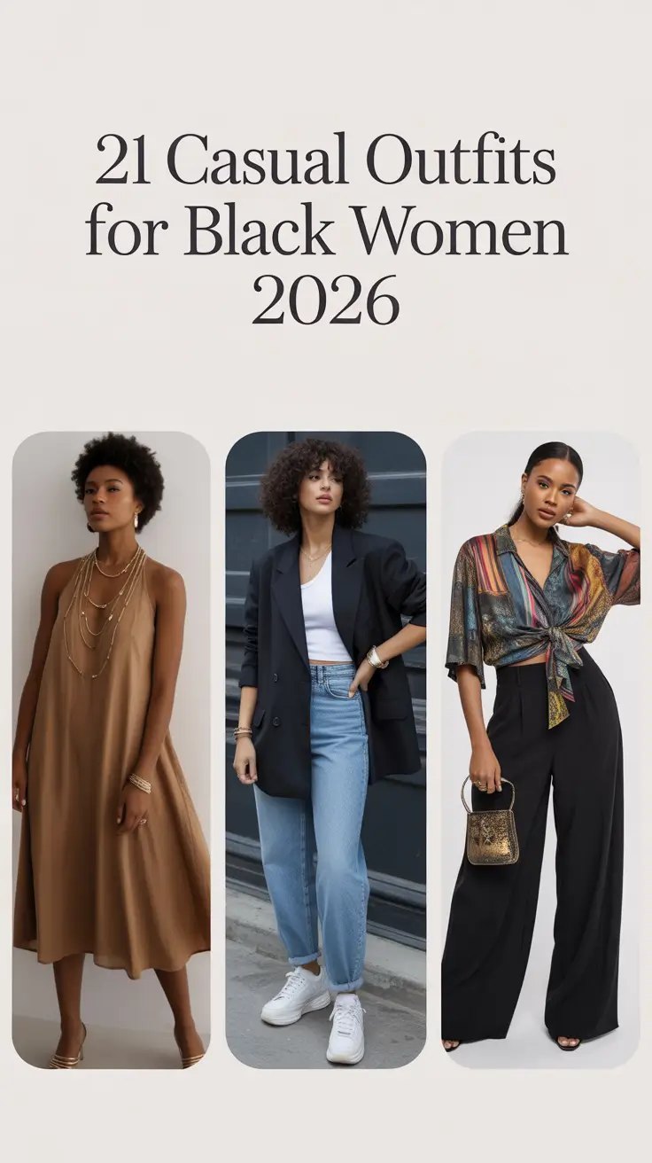 Casual Outfits for Black Women 2026: Classy, Confident & Effortlessly Stylish Looks