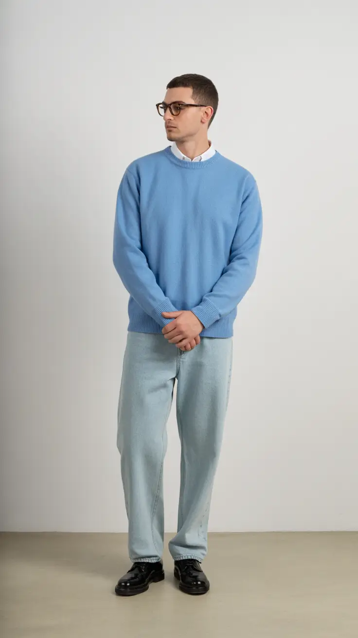 outfits for men 2026 Powder Blue Calm