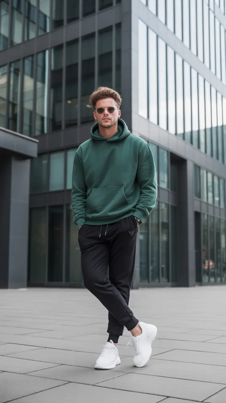 outfits for men 2026 Green City Calm