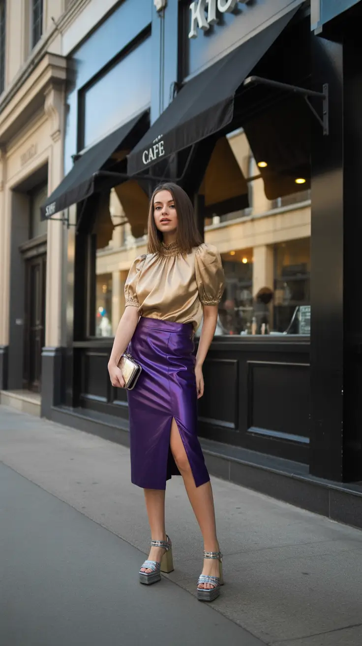 Casual skirt outfits 2026 Violet Luxury