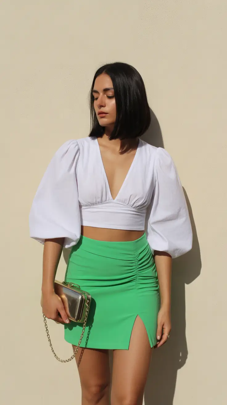 Casual skirt outfits 2026 Fresh Citrus Energy