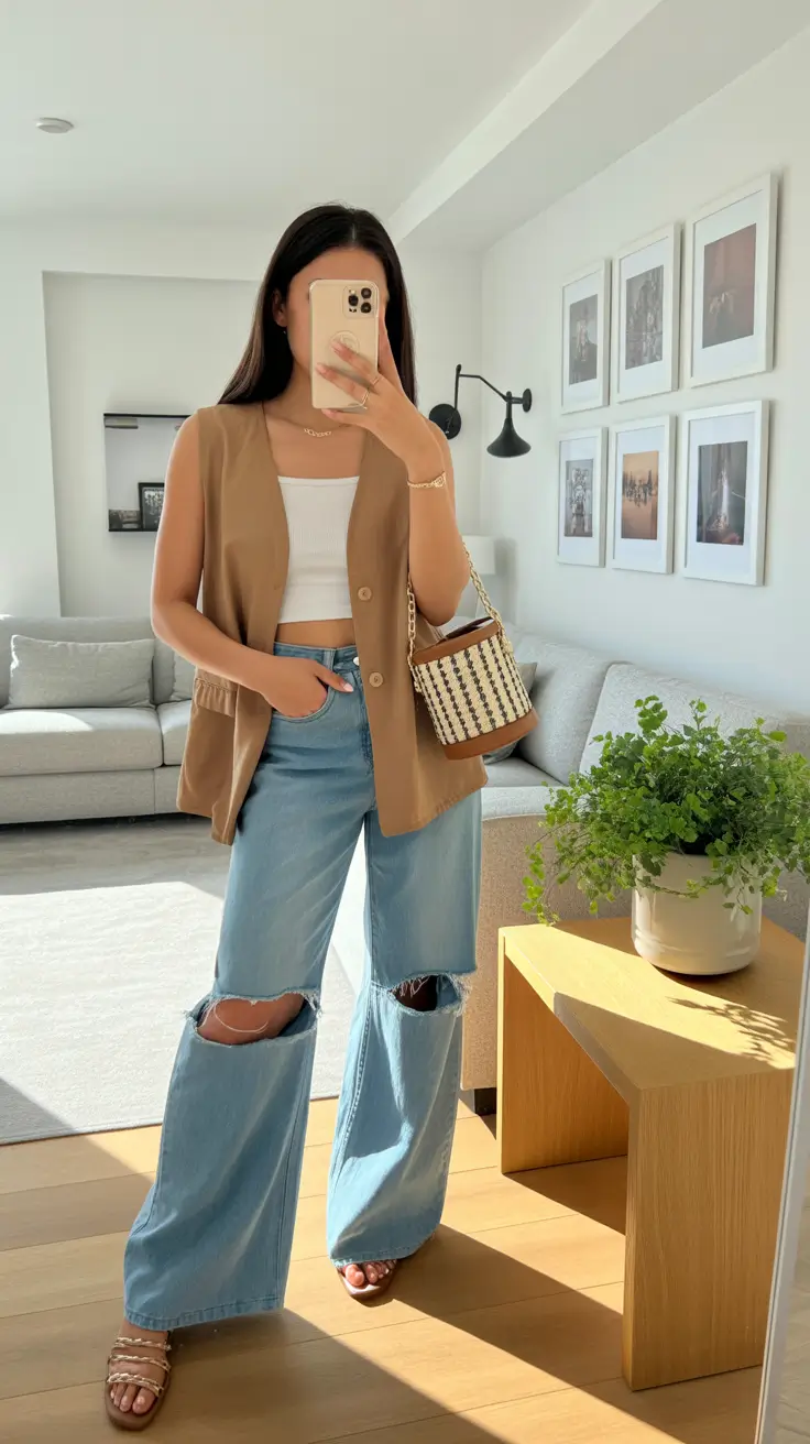 Chic going out outfits 2026 Effortless Weekend Cool