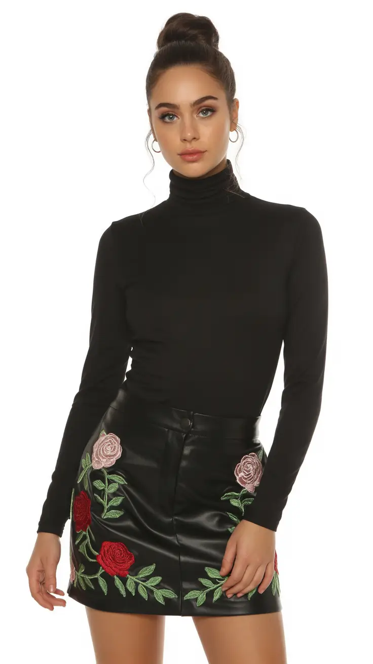 Chic sweater outfits 2026 Midnight Roses and Minimal Drama