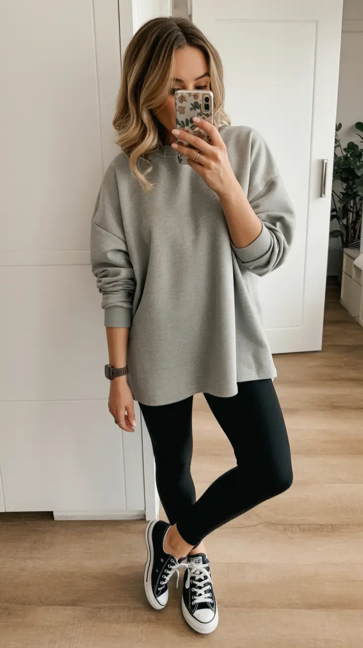Chic sweater outfits 2026 Grey Comfort Black Energy