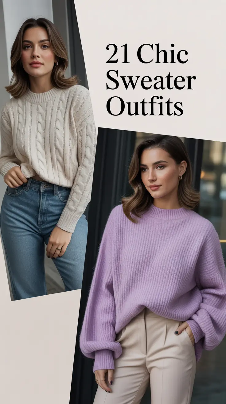 Chic Sweater Outfits 2026: Cozy, Classy, and Perfectly Stylish Looks for Every Season