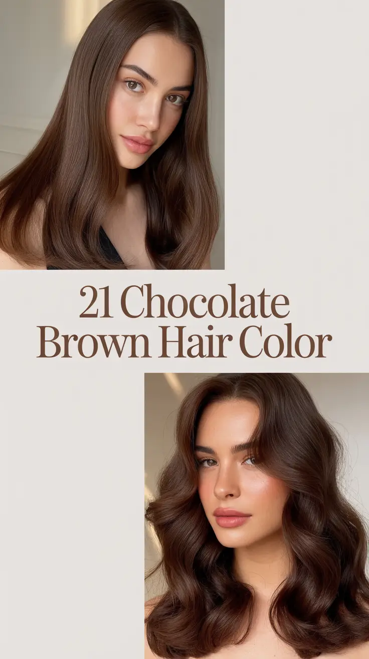 Chocolate Brown Hair Color 2026 – The Soft, Glossy, and Rich Trend You’ll Fall in Love With