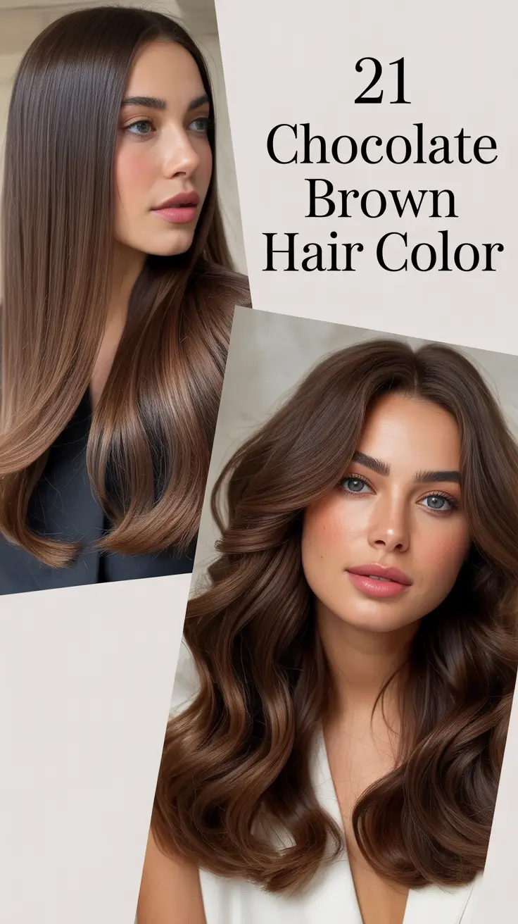Chocolate Brown Hair Color 2026 – The Soft, Glossy, and Rich Trend You’ll Fall in Love With