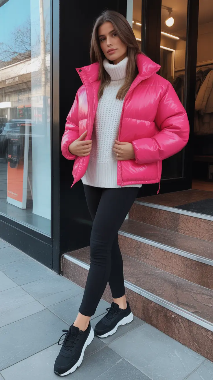 comfy outfits winter Pink Frost Energy