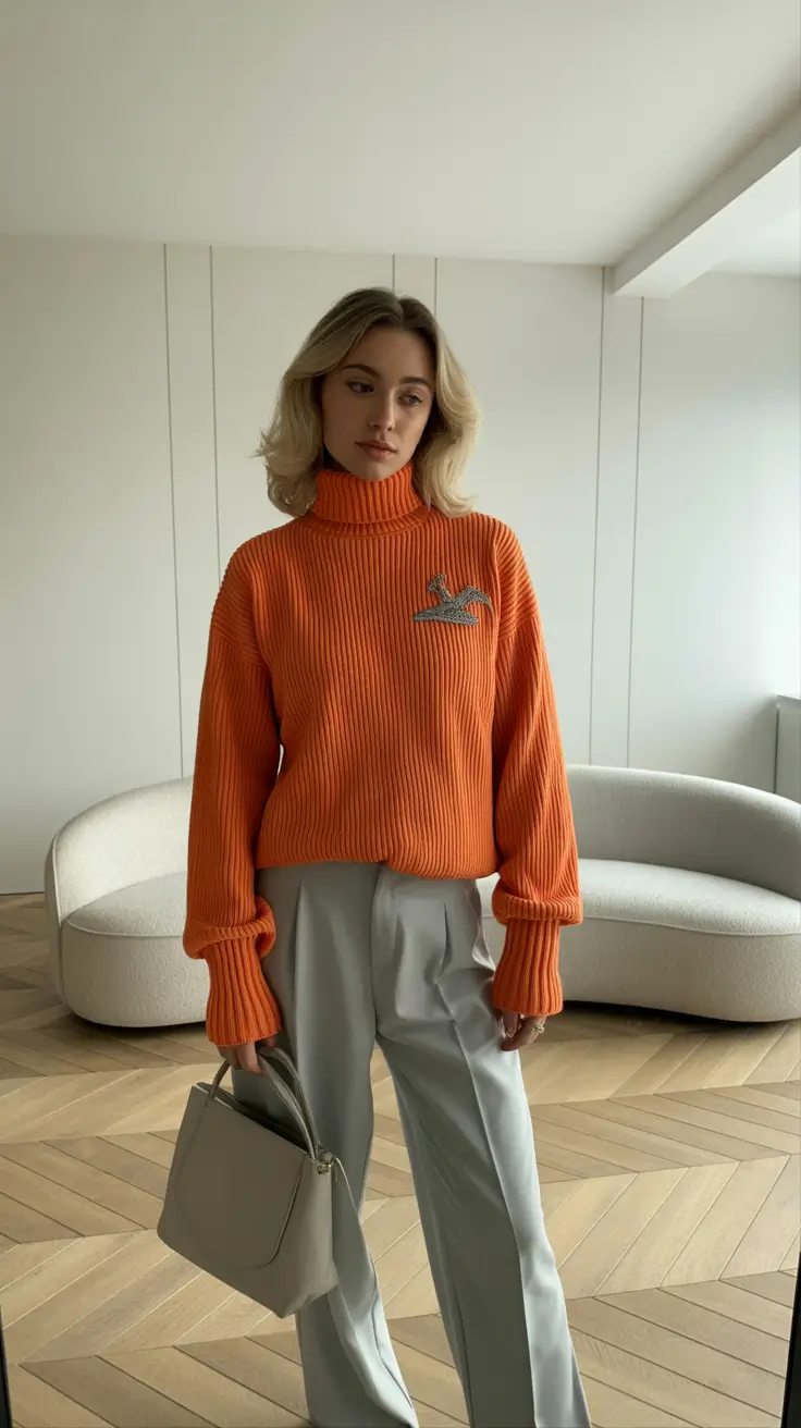 comfy outfits spring Tangerine Dreams in Motion