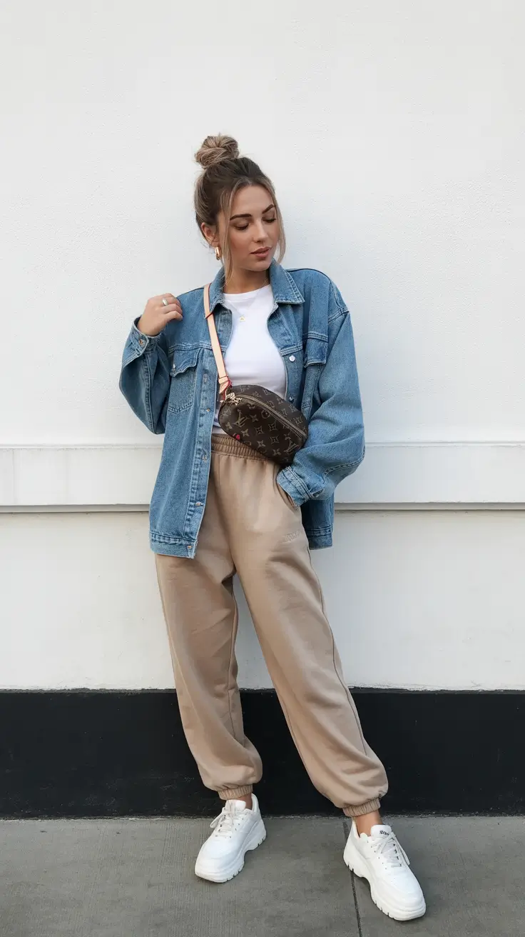 comfy outfits aesthetic Denim Chill and Everyday Magic