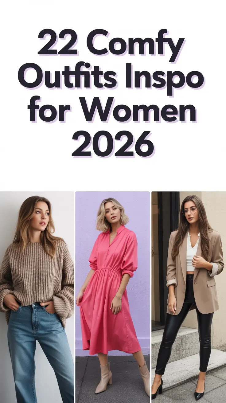Comfy Outfits Inspo for Women 2026: Chic, Cozy & Classy Style Ideas You’ll Love