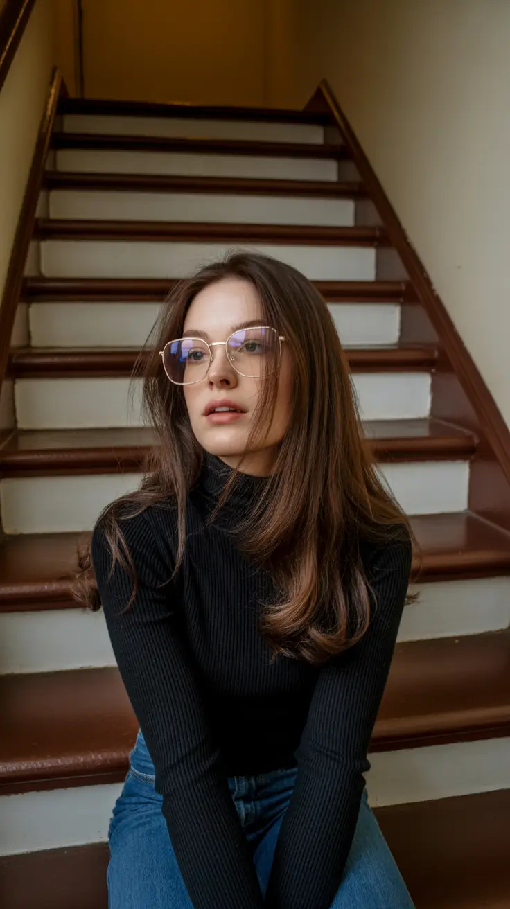 Cool-tone brunette hair color 2026 Classic Brunette with Polished Volume