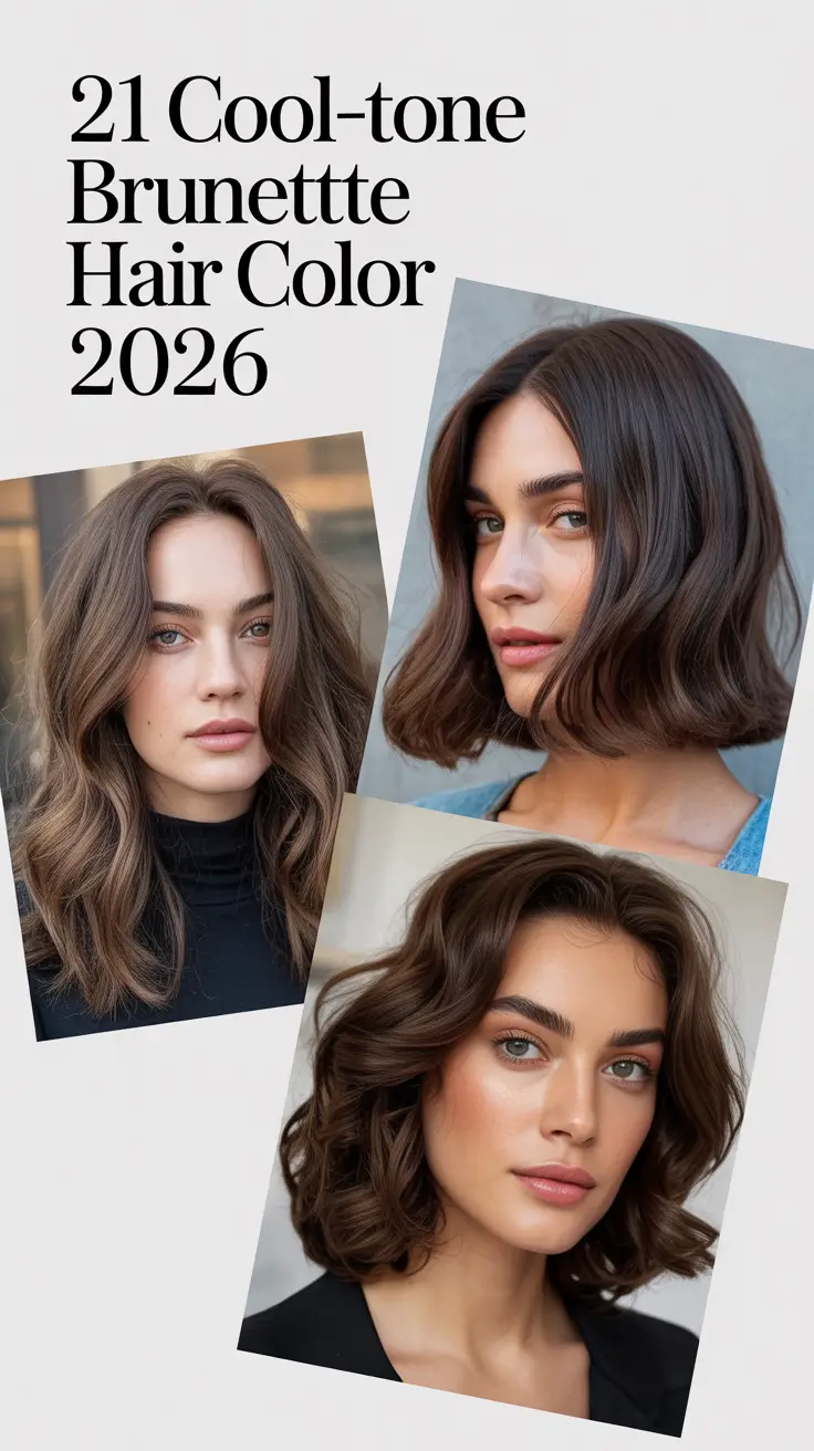 Cool-Tone Brunette Hair Color 2026: Chic, Natural, and Effortlessly Expensive