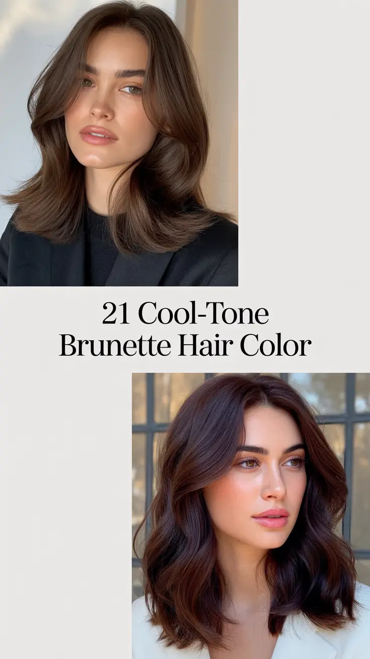 Cool-Tone Brunette Hair Color 2026: Chic, Natural, and Effortlessly Expensive