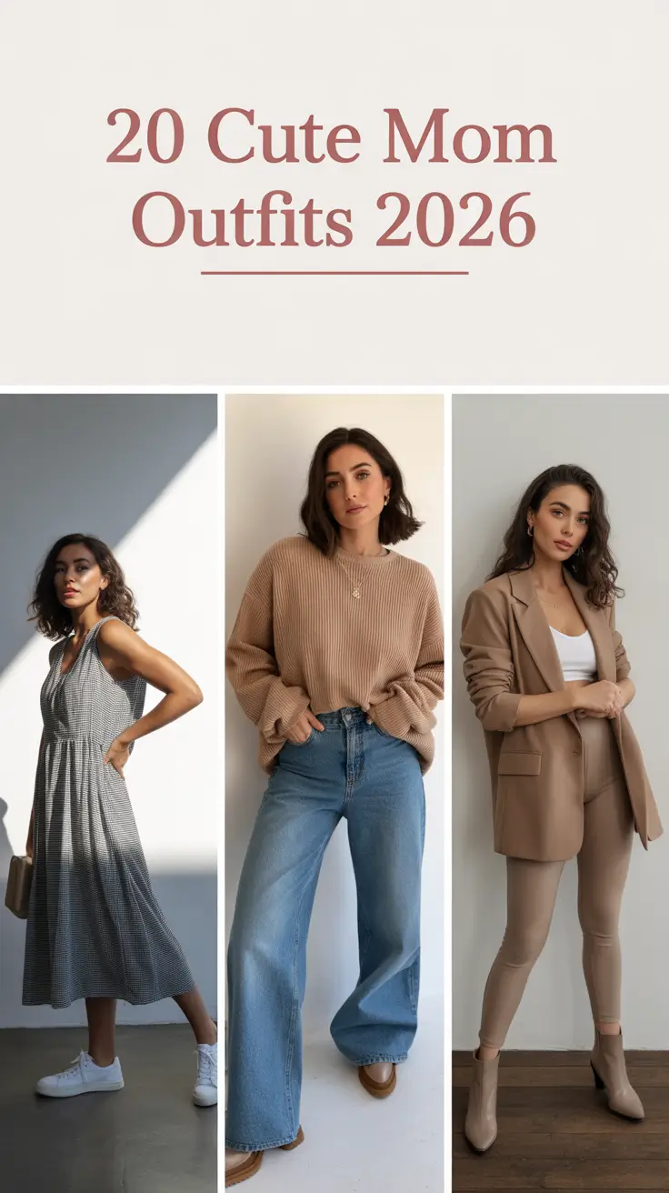 Cute Mom Outfits 2026: Everyday Chic Looks for Modern Moms Who Love Comfort and Style