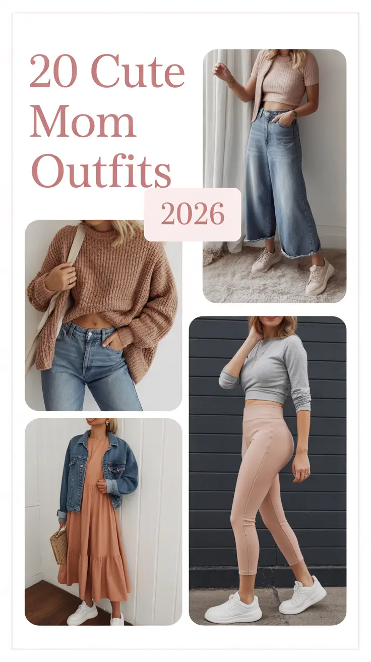 Cute Mom Outfits 2026: Everyday Chic Looks for Modern Moms Who Love Comfort and Style