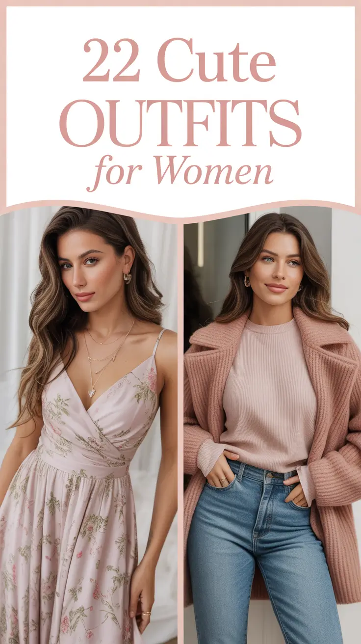 Cute Outfits for Women 2026: Trendy Ideas for School, Work & Everyday Aesthetic Looks