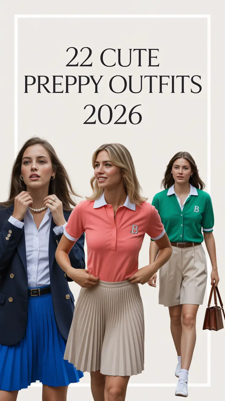 Cute Preppy Outfits 2026: Trendy & Timeless Fashion Inspo for Every Season