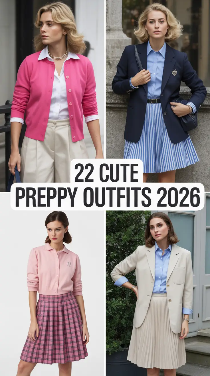 Cute Preppy Outfits 2026: Trendy & Timeless Fashion Inspo for Every Season