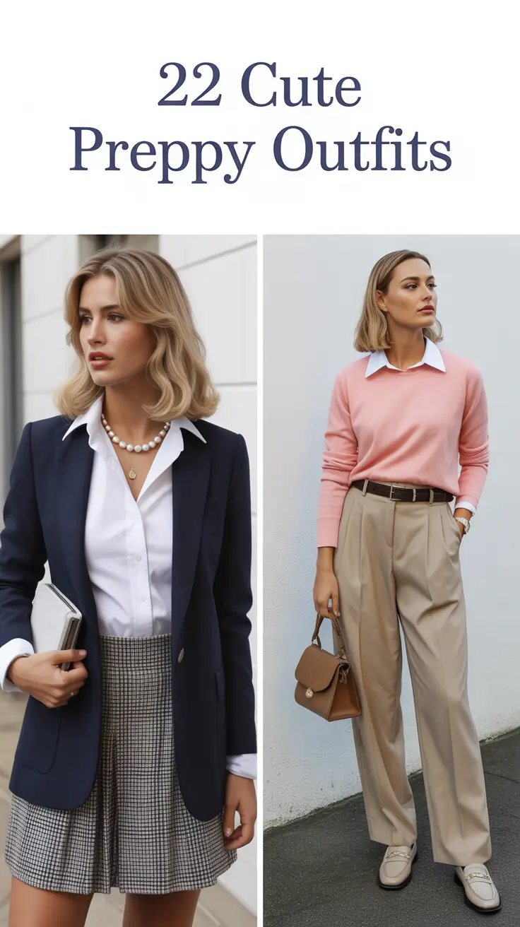Cute Preppy Outfits 2026: Trendy & Timeless Fashion Inspo for Every Season