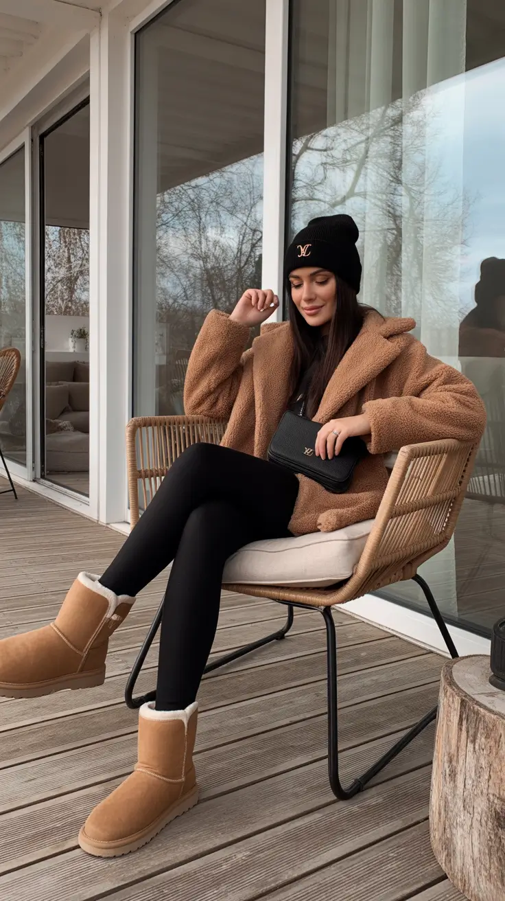 cold weather outfits winter Weekend Warmth in Soft Neutrals