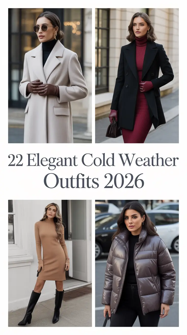 Elegant Cold Weather Outfits 2026: Chic, Cozy & Classy Style Ideas for Women