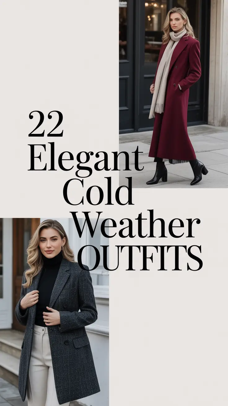 Elegant Cold Weather Outfits 2026: Chic, Cozy & Classy Style Ideas for Women