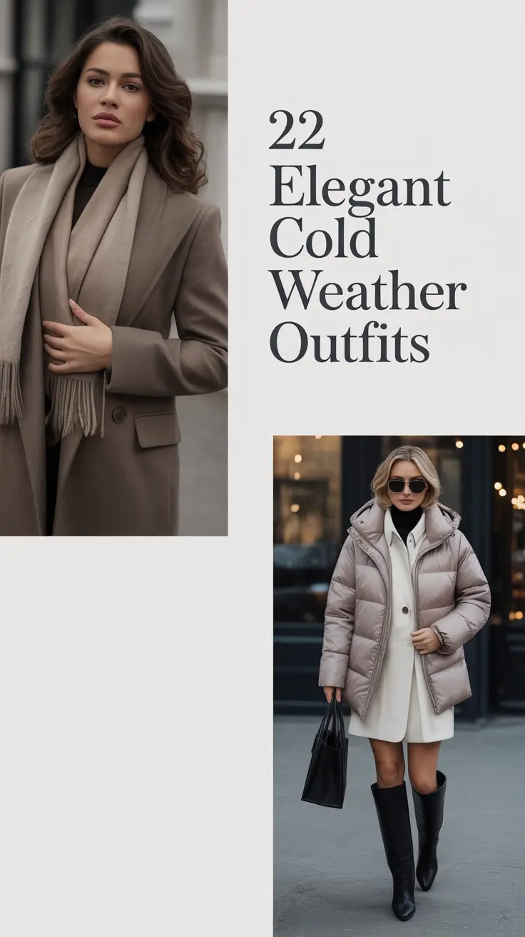 Elegant Cold Weather Outfits 2026: Chic, Cozy & Classy Style Ideas for Women