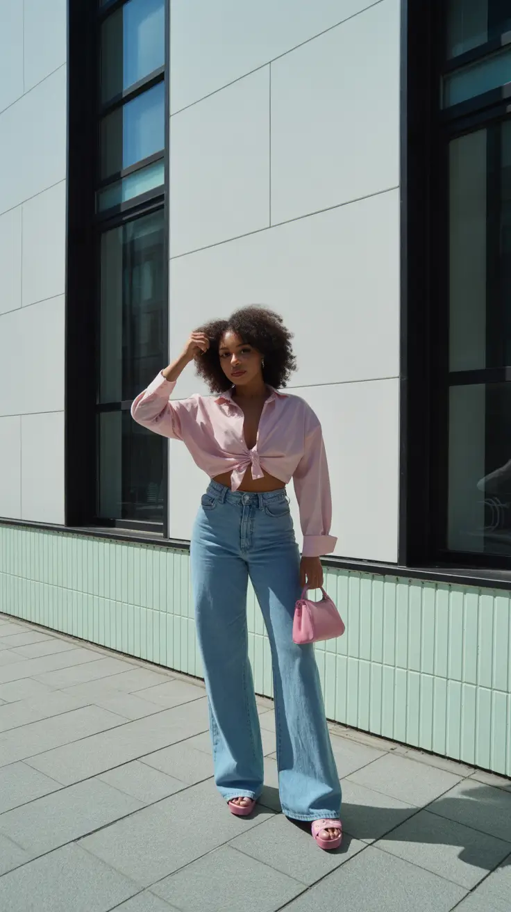 fashion outfits 2026 soft pink confidence