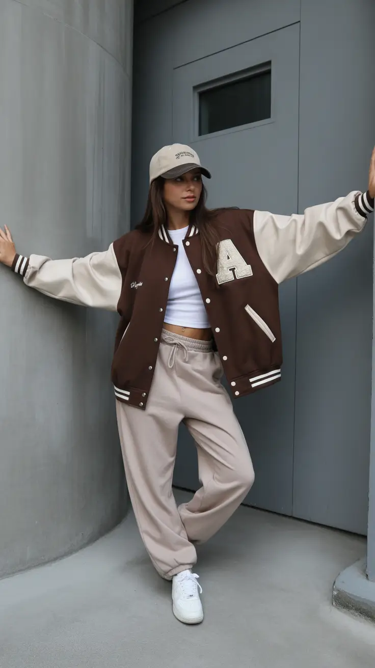 fashion outfits 2026 varsity cool reimagined