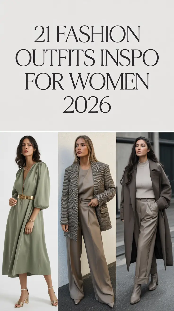 Fashion Outfits Inspo for Women 2026: Elegant Everyday Looks Inspired by Y2K & 80s Revival
