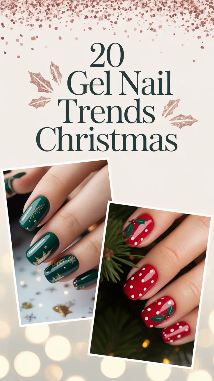 Gel Nail Trends Christmas 2025: Cute, Classy & Easy Designs for a Festive Look