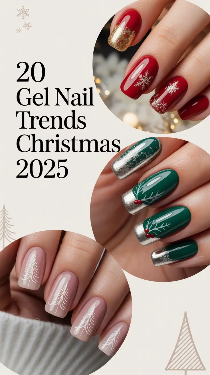 Gel Nail Trends Christmas 2025: Cute, Classy & Easy Designs for a Festive Look