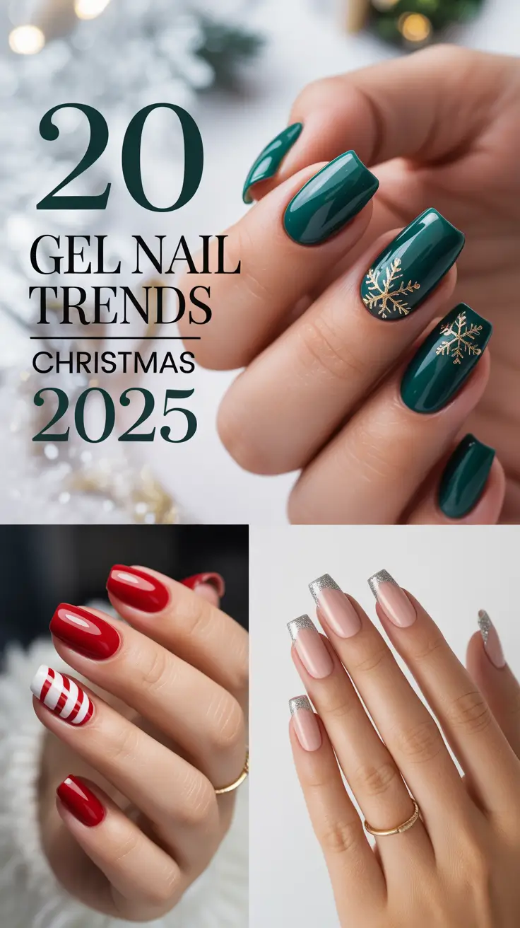 Gel Nail Trends Christmas 2025: Cute, Classy & Easy Designs for a Festive Look
