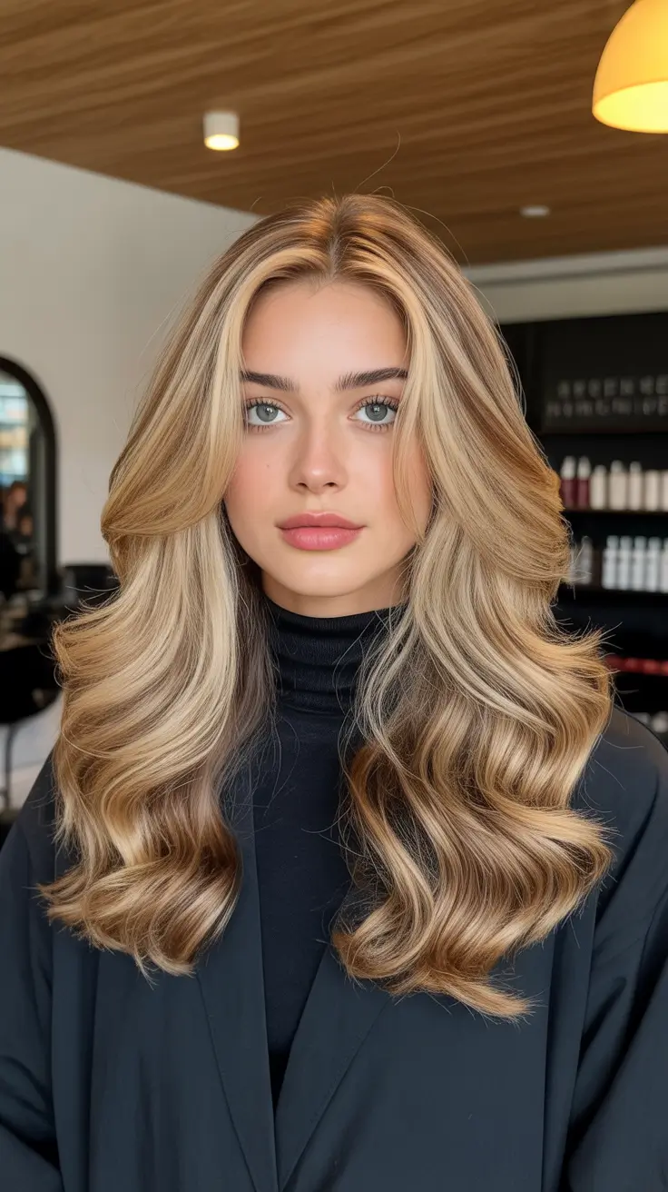 Hair color ideas 2026 Hollywood Blonde Waves