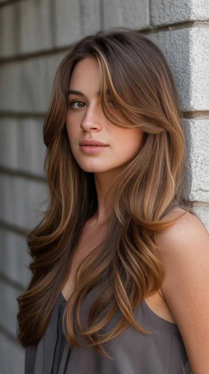 Hair color ideas 2026 Bronzed Light Brown Layers