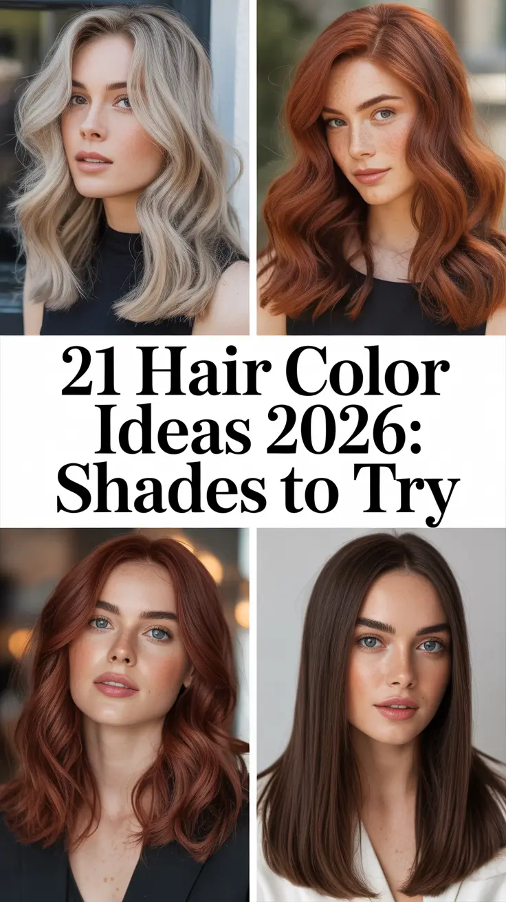 Hair Color Ideas 2026: Shades to Try for Every Skin Tone and Season