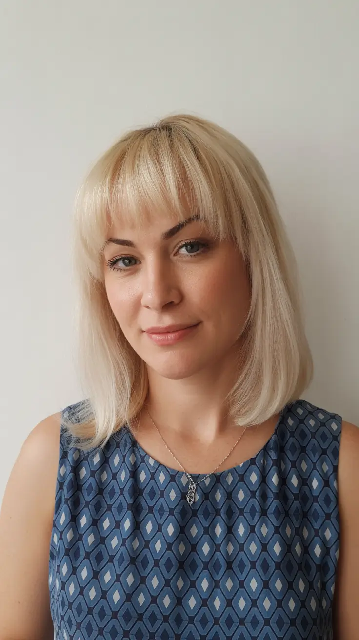 hair color ideas to make you look younger Soft Creamy Blonde Bob