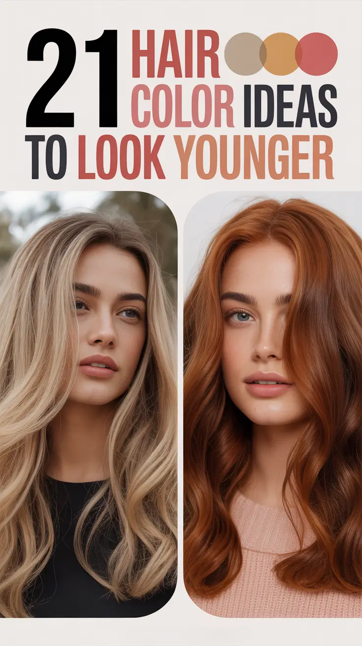 Hair Color Ideas to Look Younger 2026 – Trendy Shades That Instantly Refresh Your Look