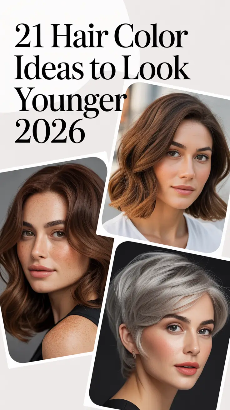 Hair Color Ideas to Look Younger 2026 – Trendy Shades That Instantly Refresh Your Look