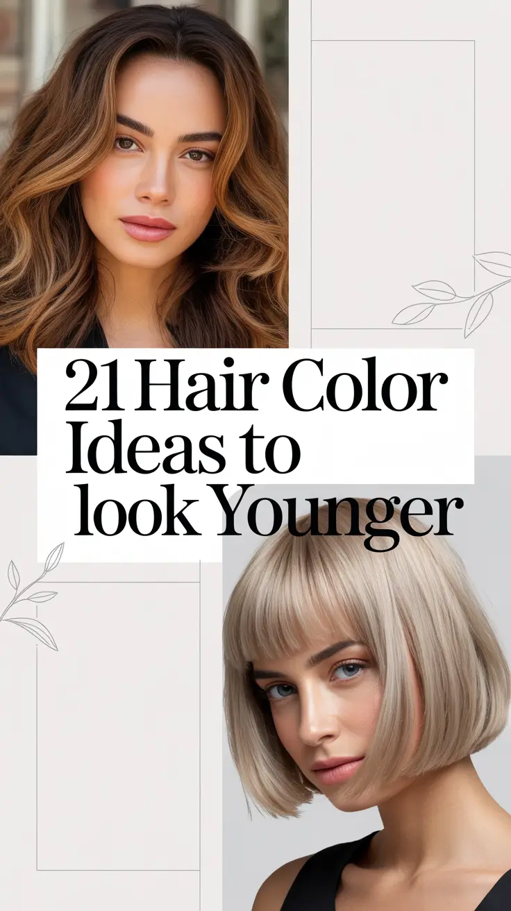Hair Color Ideas to Look Younger 2026 – Trendy Shades That Instantly Refresh Your Look