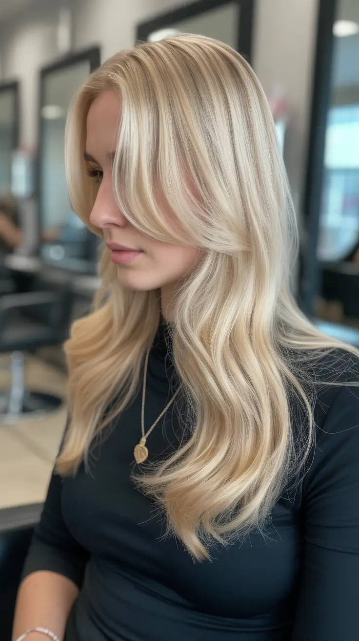 Honey blonde hair color 2026 Layered Vanilla Honey Shine