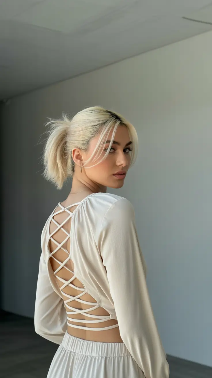 Honey blonde hair color 2026 Platinum Pony with Soft Face Framing