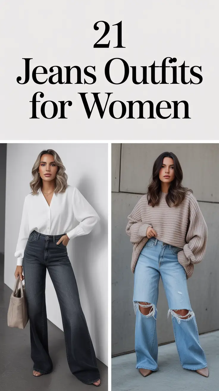 Jeans Outfits for Women 2026: Trendy Casual Looks for Every Season