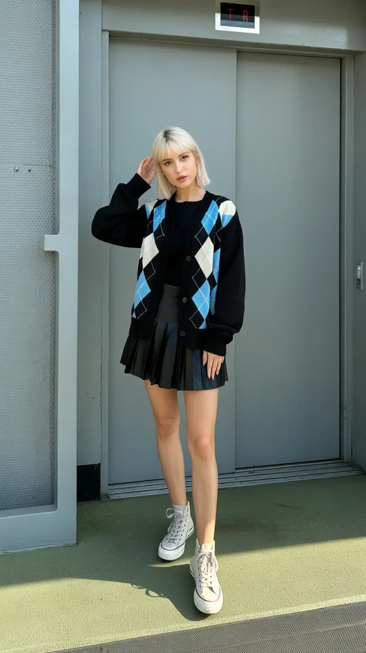 trendy outfits 2026 Preppy Edge Revival