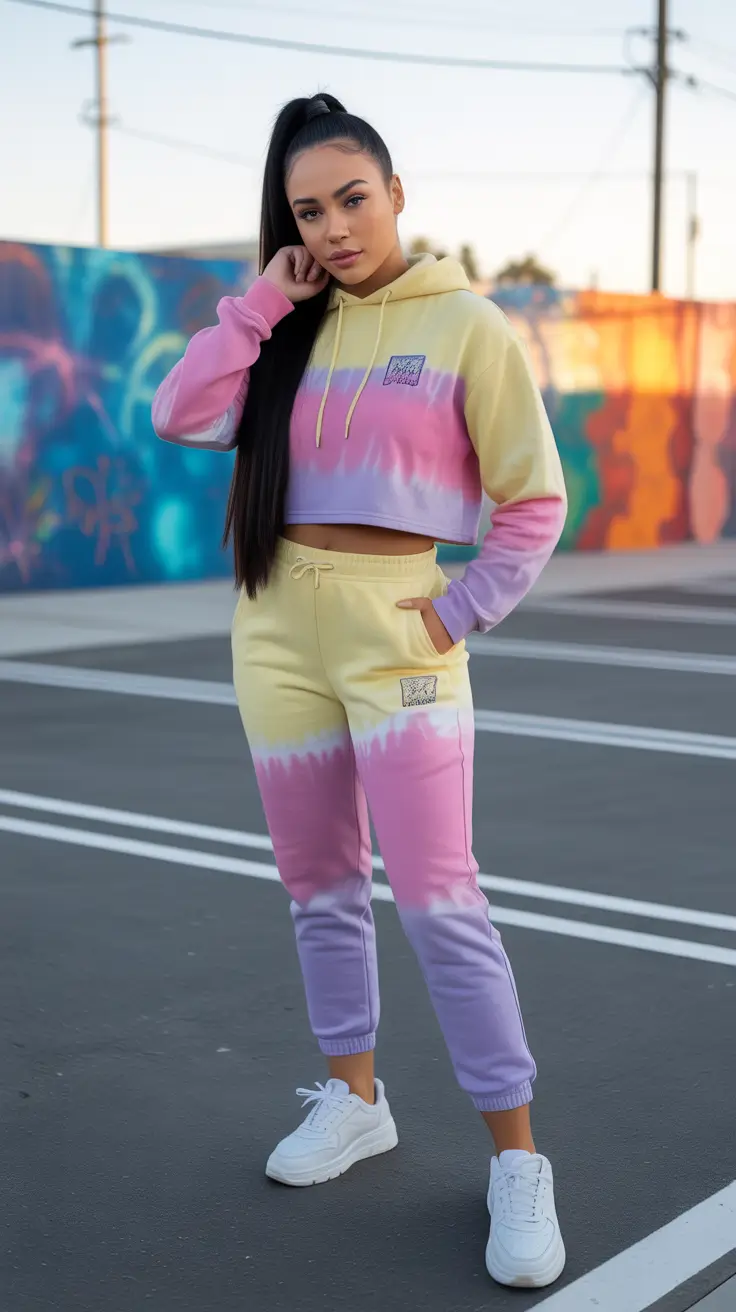 Matching gym outfits 2026 Pastel Confidence